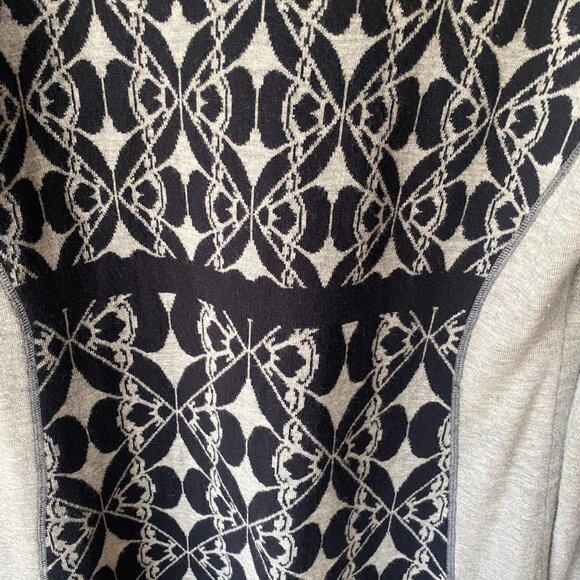 Title Nine Super Power Merino Wool Sweater Dress Mock Neck Long Sleeve XL gray - Picture 12 of 13